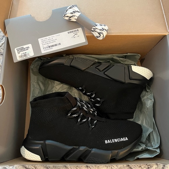 Balenciaga Speed Lace Up Trainers - Picture 6 of 16